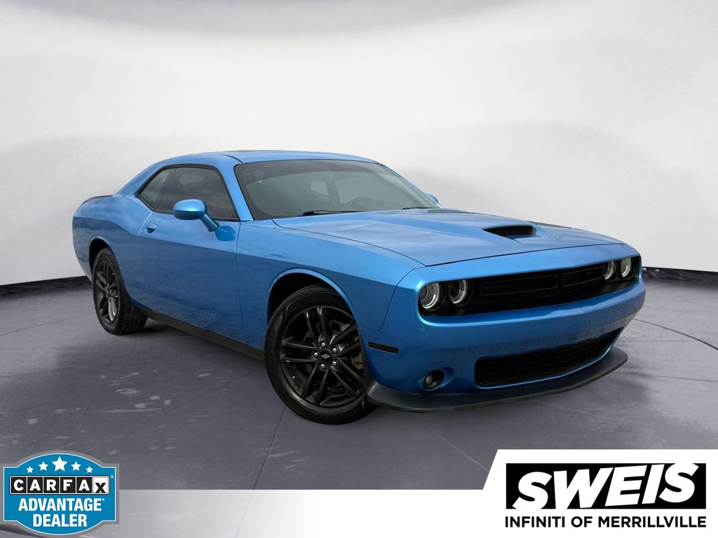 B5 Blue Pearlcoat 2019 Dodge Challenger GT AWD Coupe All-Wheel Drive 8-Speed Automatic