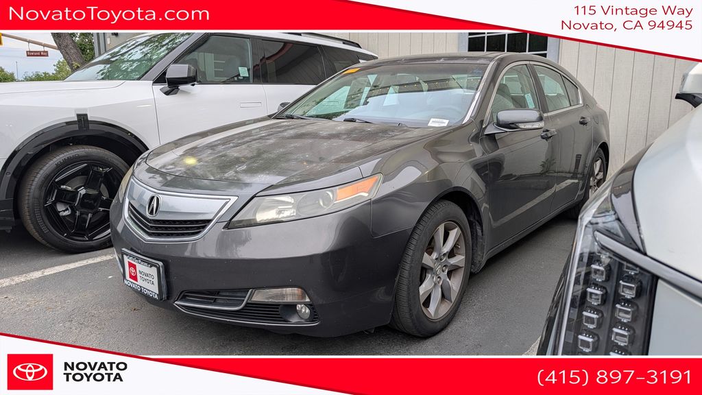 Gray 2012 Acura TL FWD with Technology Package Sedan Front-Wheel Drive 6-Speed Automatic