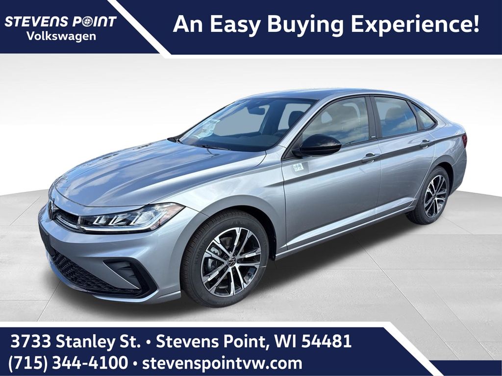 Pyrite Silver Metallic 2026 Volkswagen Jetta Sedan Front-Wheel Drive 8-Speed Automatic