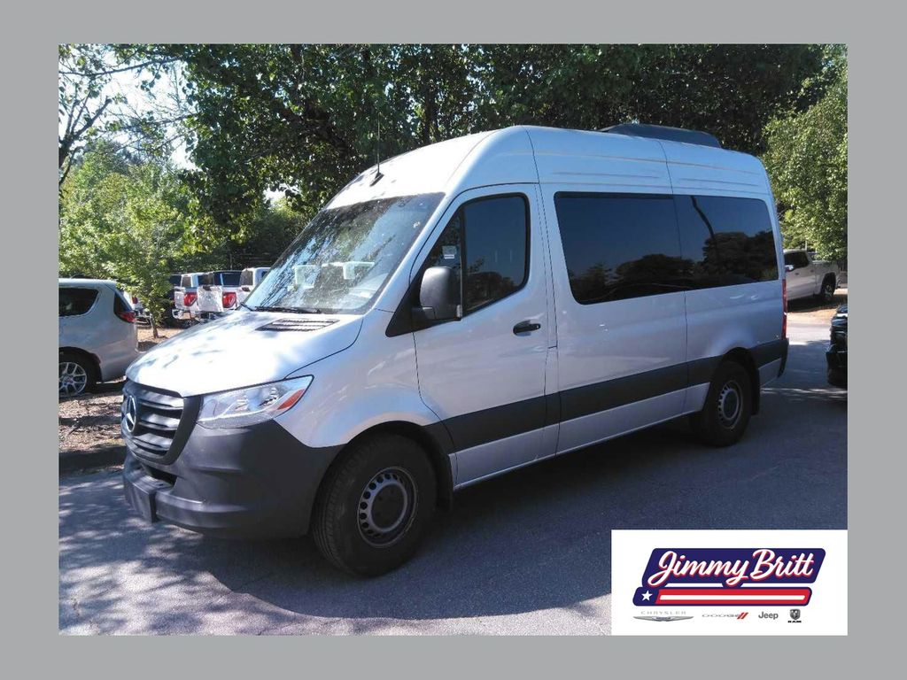 Iridium Silver 2024 Mercedes-Benz Sprinter 2500 144 Passenger Van RWD Van Rear-Wheel Drive 9-Speed Automatic