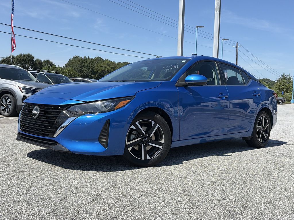 ELECTRIC BLUE M 2024 Nissan Sentra Sedan Front-Wheel Drive Continuously Variable Transmission