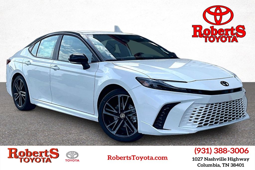 Midnight Black Metallic 2026 Toyota Camry Sedan Front-Wheel Drive Continuously Variable Transmission