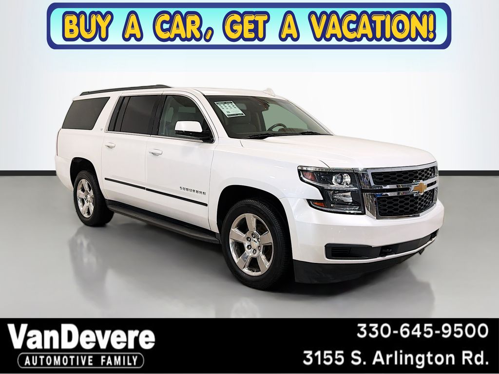White (Iridescent Pearl Tricoat) 2016 Chevrolet Suburban 1500 LT 4WD SUV / Crossover Four-Wheel Drive 6-Speed Automatic Overdrive