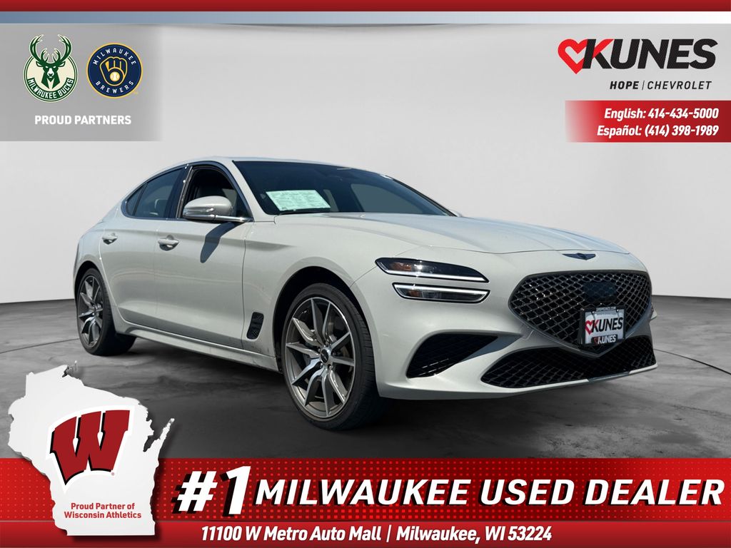 Vatna Gray 2025 Genesis G70 Sedan Rear-Wheel Drive 8-Speed Automatic
