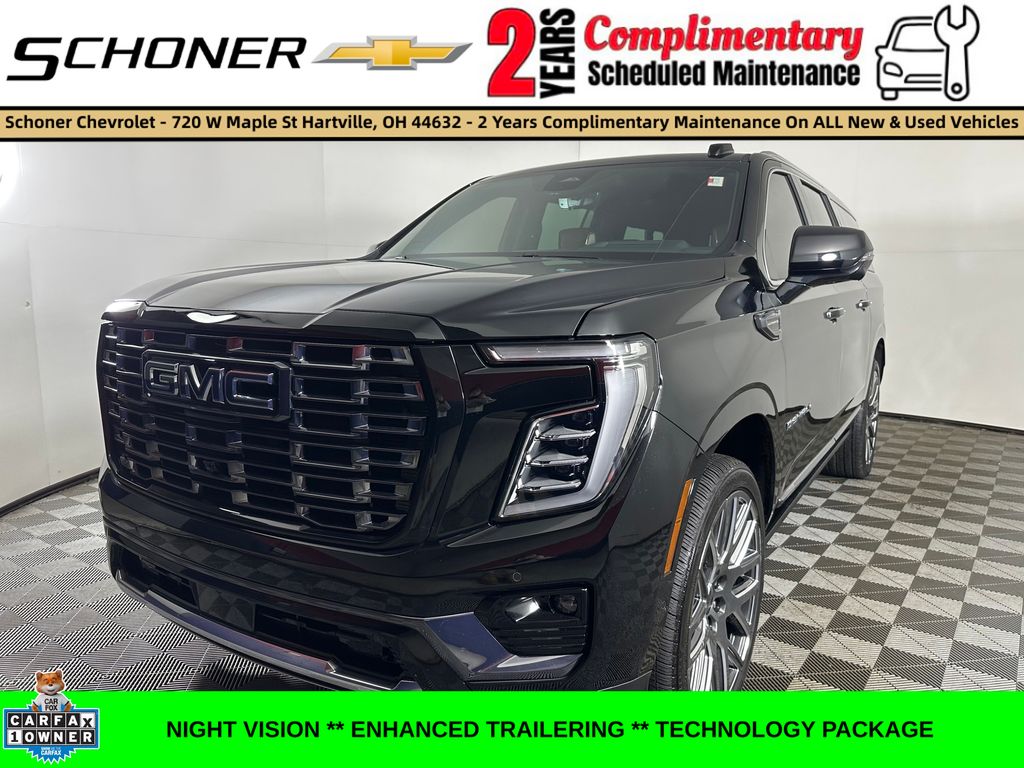 Onyx Black 2025 GMC Yukon XL SUV / Crossover Four-Wheel Drive 10-Speed Automatic