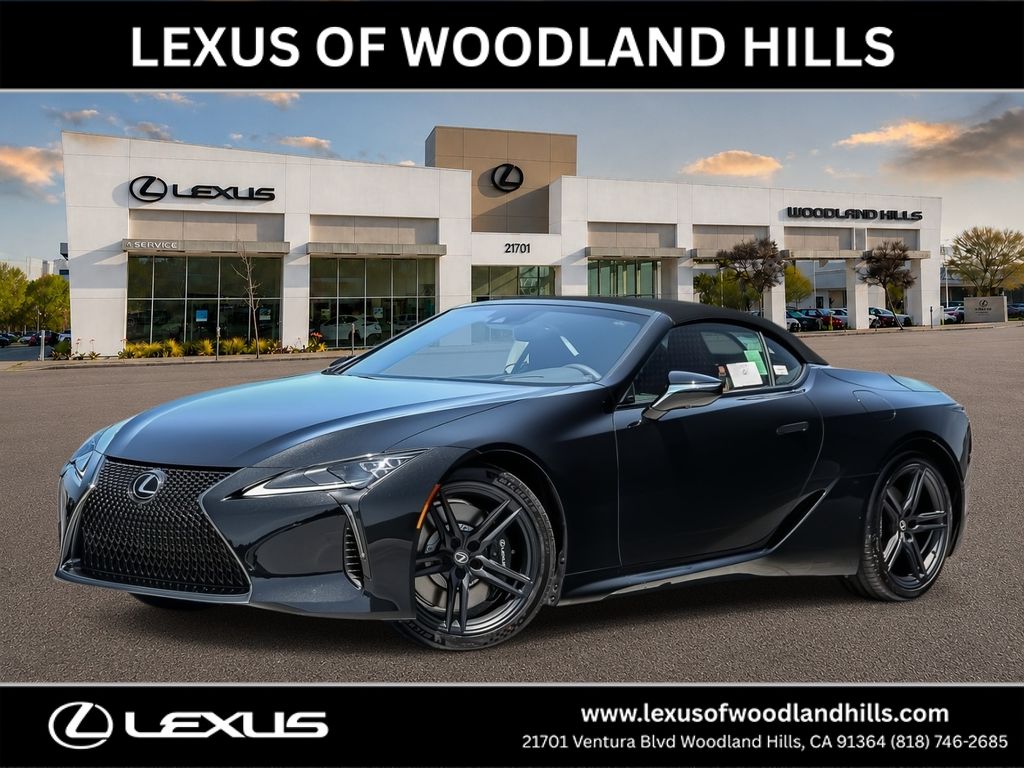 Black (Caviar) 2026 Lexus LC Convertible Rear-Wheel Drive Automatic