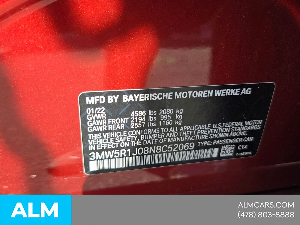 Used 2022 Orange BMW 330i image 13