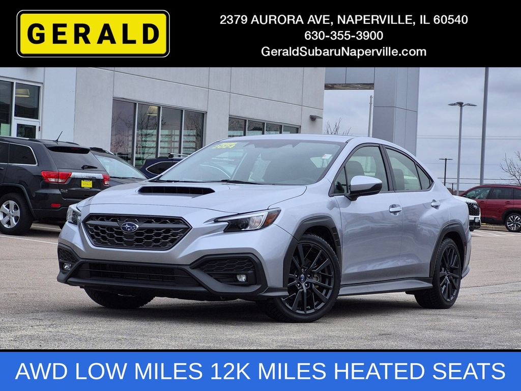 Ice Silver Metallic 2024 Subaru WRX Premium AWD Sedan All-Wheel Drive 6-Speed Manual