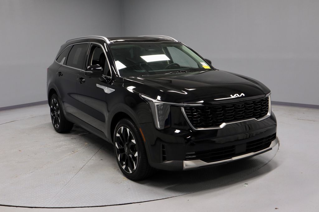 Ebony Black 2025 Kia Sorento SUV / Crossover Front-Wheel Drive 8-Speed Dual Clutch