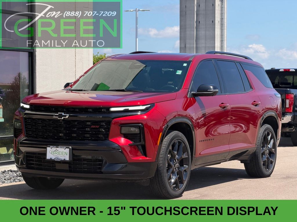 Red 2024 Chevrolet Traverse SUV / Crossover Four-Wheel Drive 8-Speed Automatic