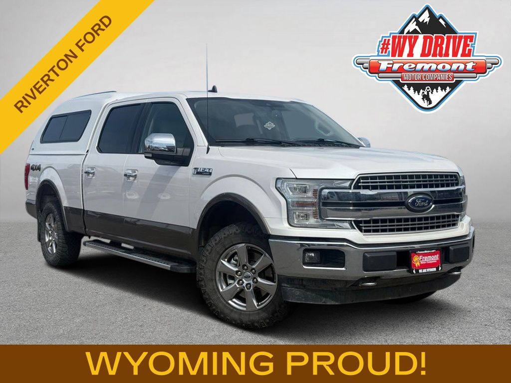 Oxford White 2019 Ford F-150 Lariat SuperCrew LB 4WD Pickup Truck Four-Wheel Drive Automatic