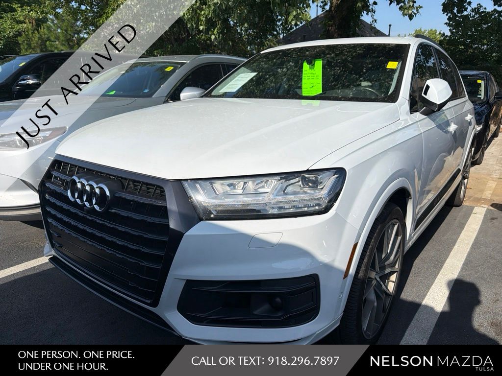 Glacier White 2019 Audi Q7 SUV / Crossover All-Wheel Drive 8-Speed Automatic