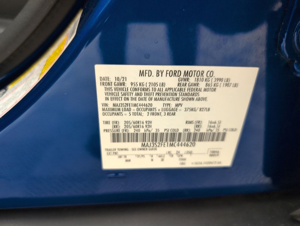 Certified Used 2021 Blue Ford S image 38