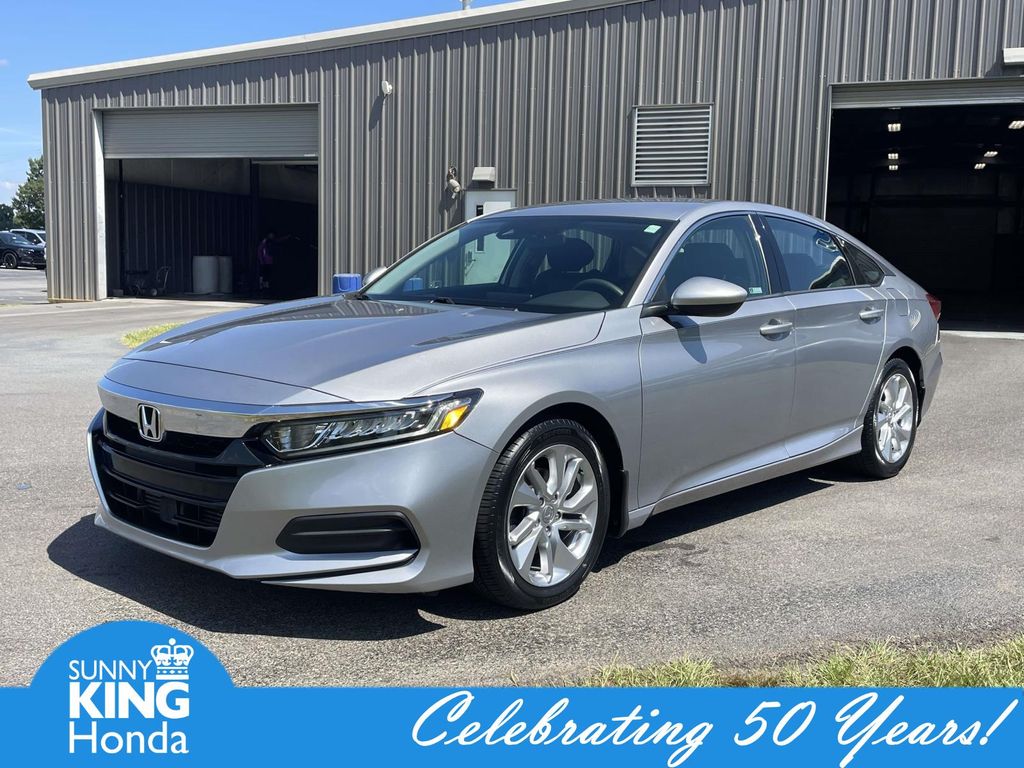 Lunar Silver Metallic 2019 Honda Accord Sedan Front-Wheel Drive Continuously Variable Transmission