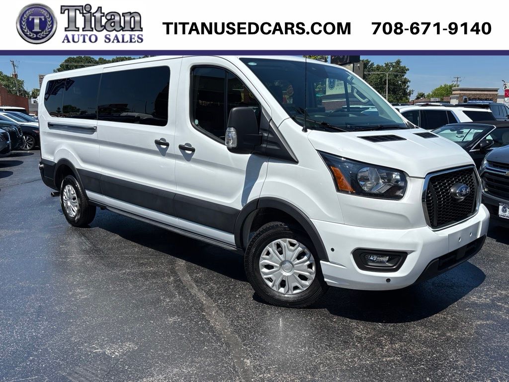 Oxford White 2024 Ford Transit Passenger Van Rear-Wheel Drive Automatic