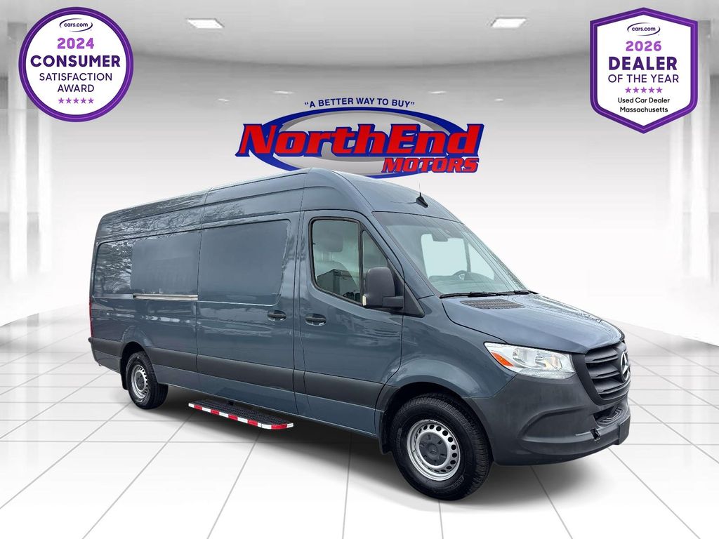 Blue 2021 Mercedes-Benz Sprinter Cargo 2500 170 High Roof RWD Van 4X2 9-Speed Automatic