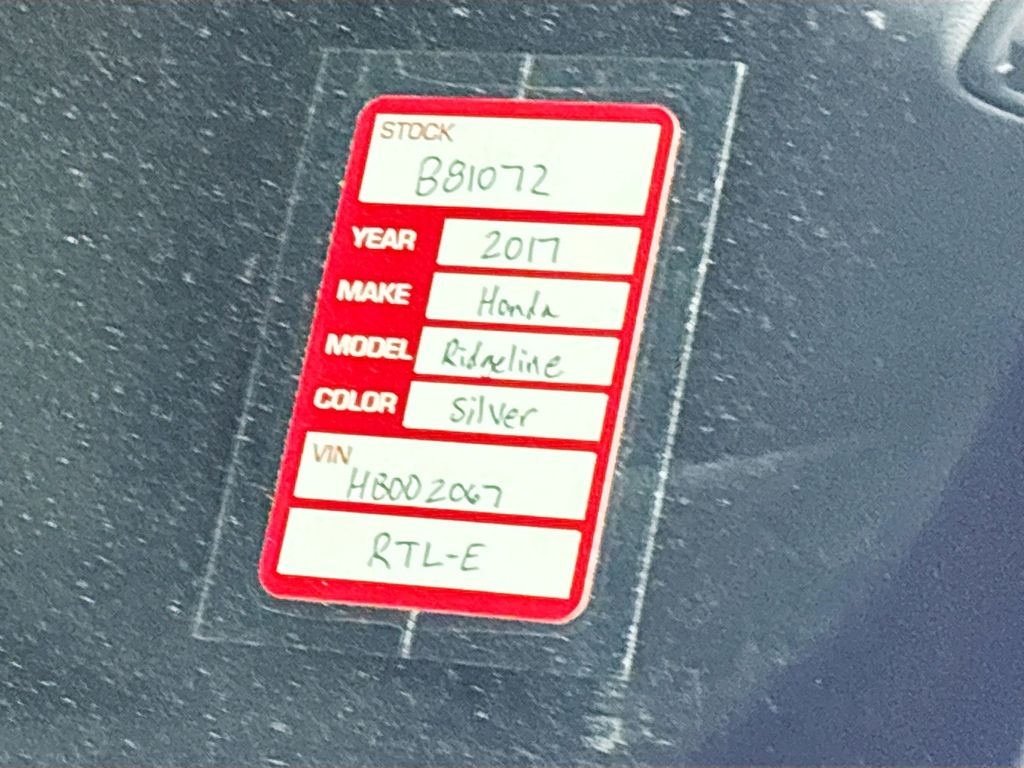 2017 Honda Ridgeline RTL-E