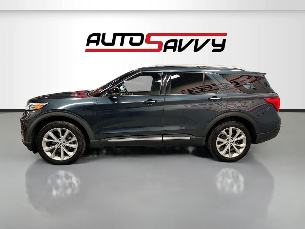 Used 2022 Blue Metallic Ford Platinum image 4