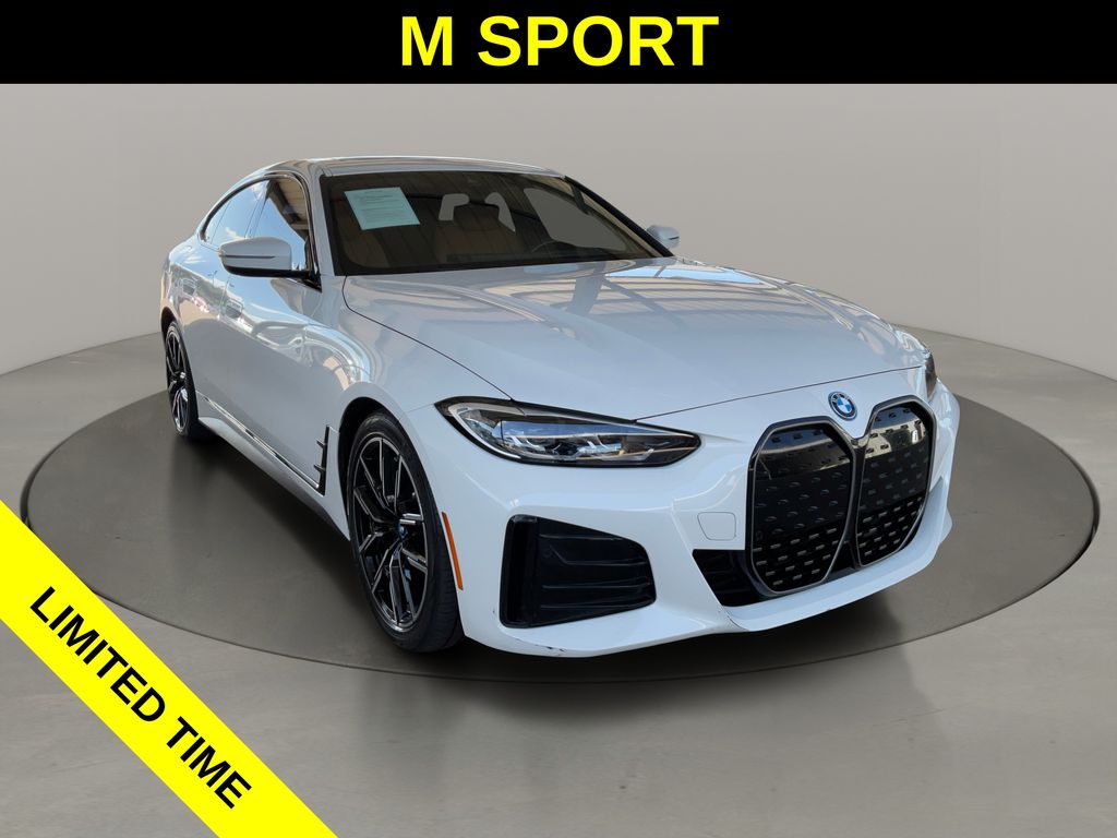 Mineral White Metallic 2023 BMW i4 Sedan Rear-Wheel Drive Automatic