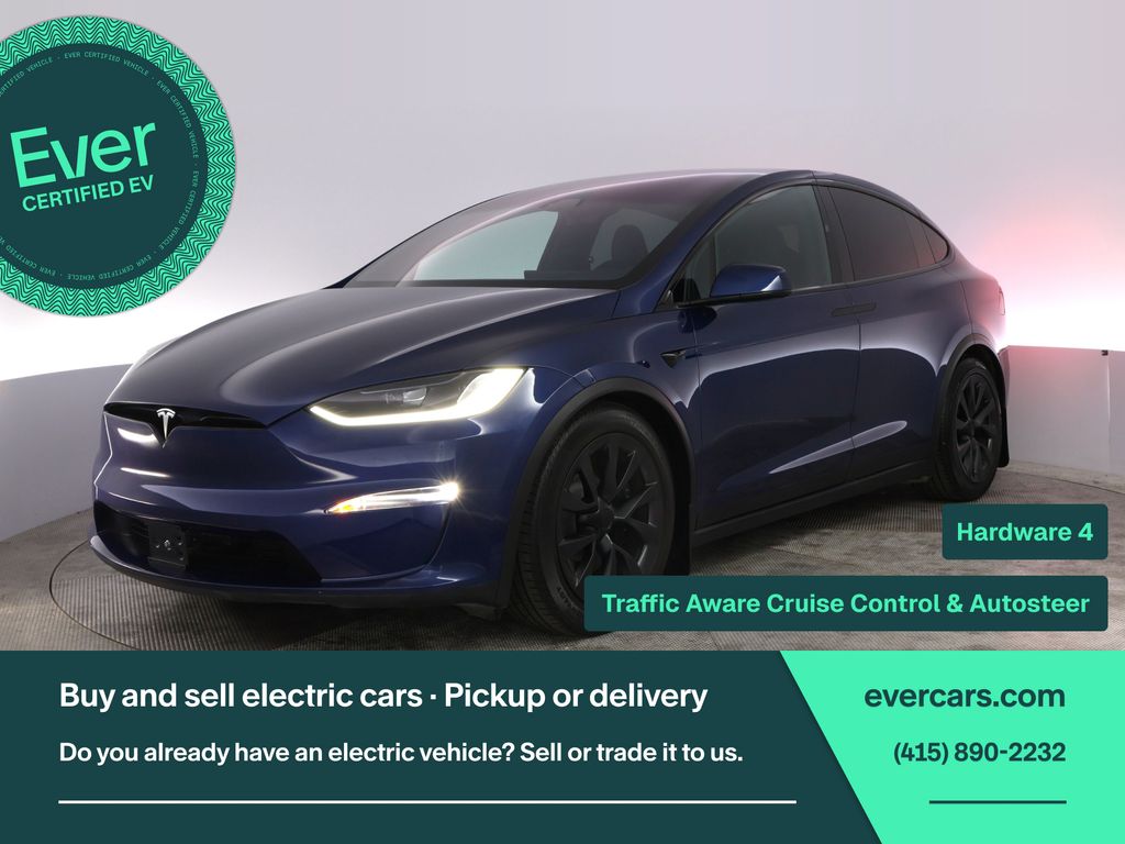 Blue 2024 Tesla Model X AWD SUV / Crossover All-Wheel Drive 1-Speed Automatic