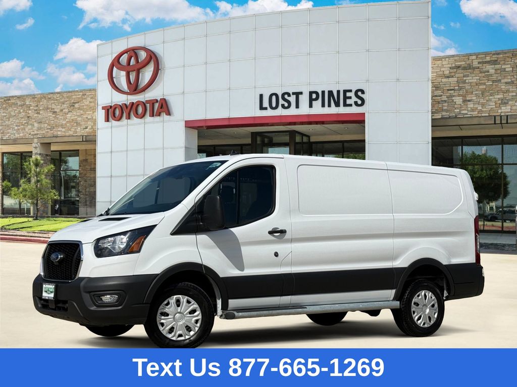 Oxford White 2025 Ford Transit Cargo Van Rear-Wheel Drive