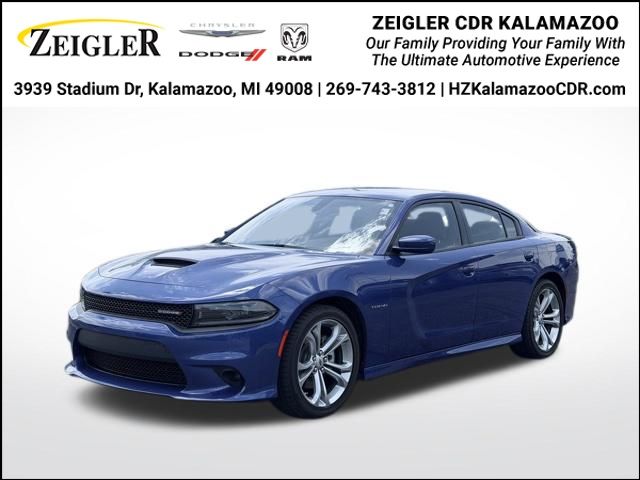 Indigo Blue 2022 Dodge Charger Sedan Rear-Wheel Drive 8-Speed Automatic