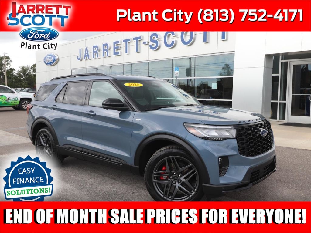 Vapor Blue Metallic 2025 Ford Explorer SUV / Crossover All-Wheel Drive Automatic