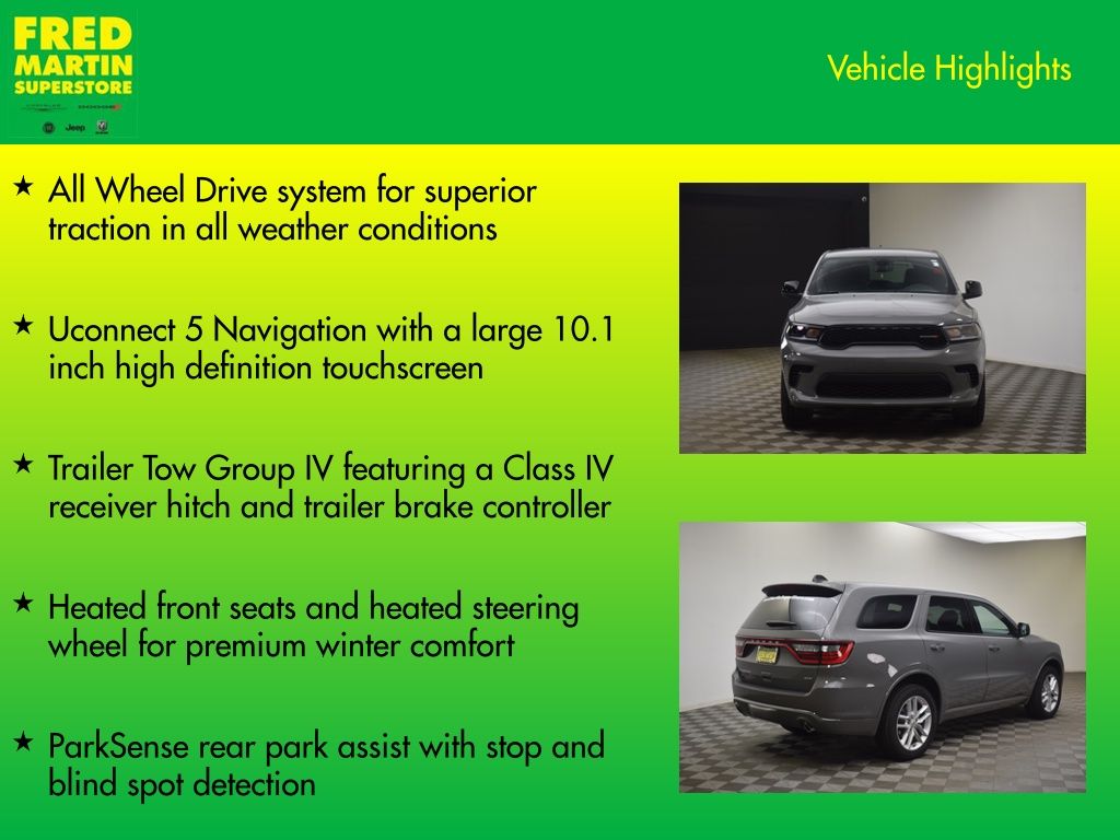 new 2026 Dodge Durango car, priced at $40,300