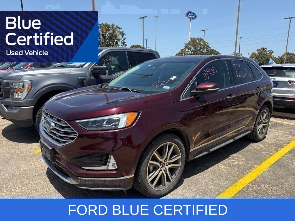 Red (Burgundy) 2019 Ford Edge SUV / Crossover Front-Wheel Drive 8-Speed Automatic