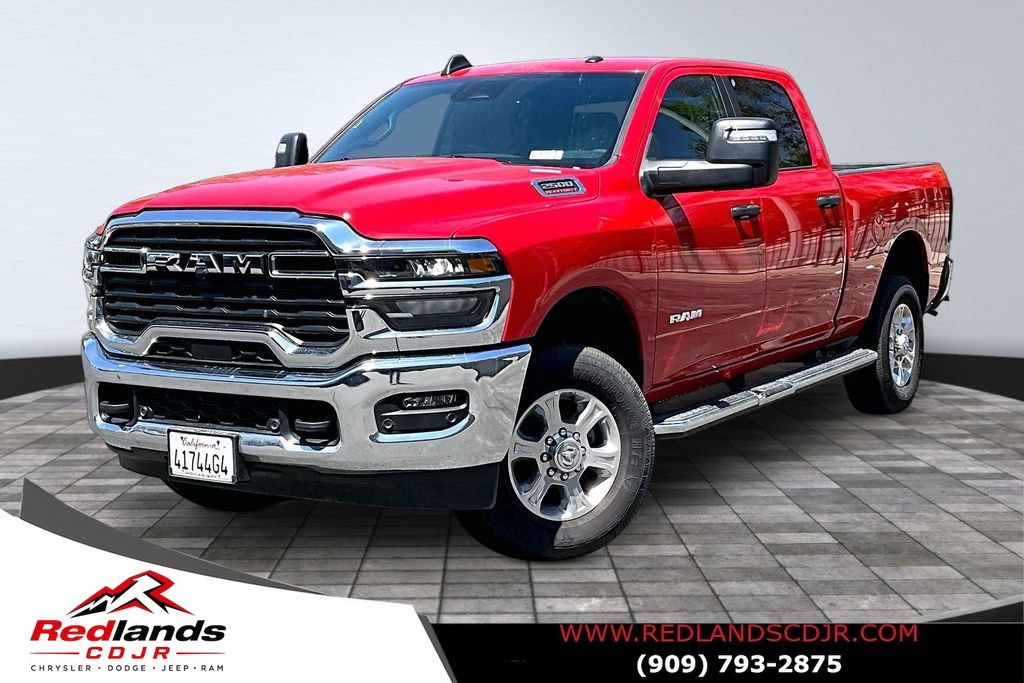 Flame Red Clearcoat 2026 RAM 2500 Pickup Truck Four-Wheel Drive 8-Speed Automatic
