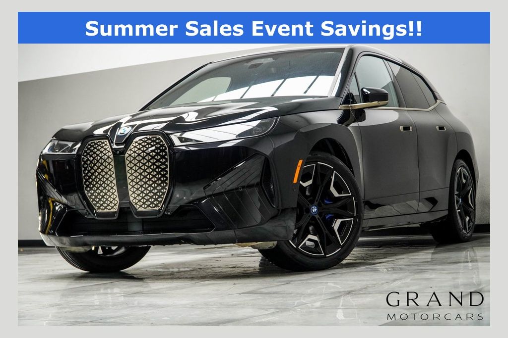Black Sapphire Metallic 2023 BMW iX SUV / Crossover All-Wheel Drive Automatic