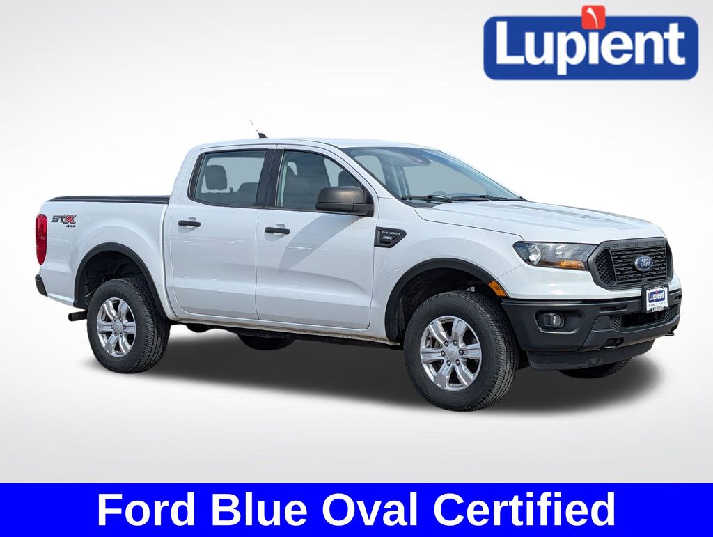 Oxford White 2019 Ford Ranger XL SuperCrew 4WD Pickup Truck Four-Wheel Drive Automatic