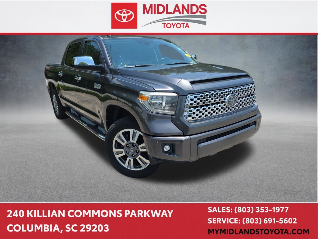 Magnetic Gray Metallic 2018 Toyota Tundra Pickup Truck Four-Wheel Drive 6-Speed Automatic Overdrive