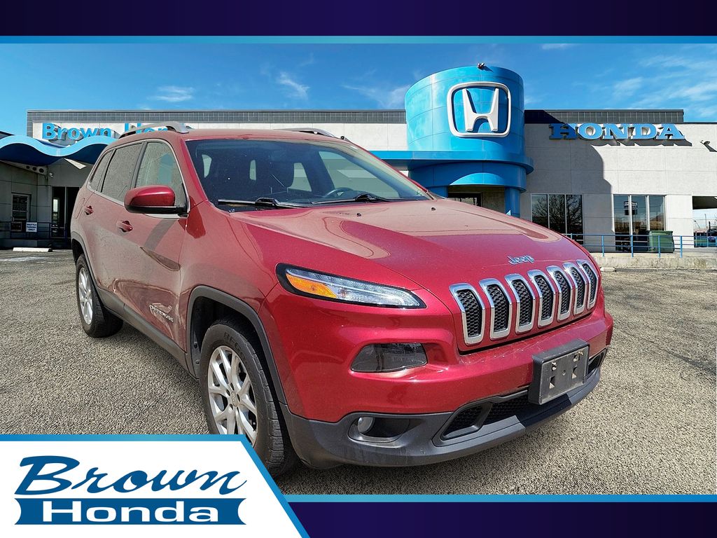 Deep Cherry Red Crystal Pearlcoat 2017 Jeep Cherokee Latitude 4WD SUV / Crossover Four-Wheel Drive 9-Speed Automatic