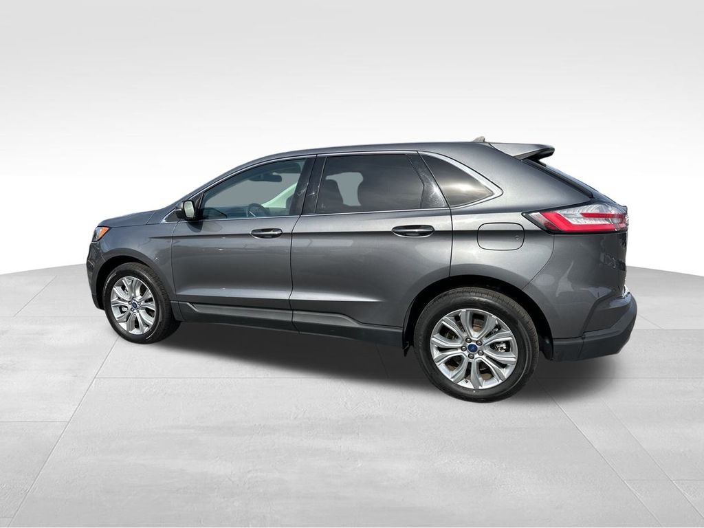 2022 Carbonized Gray Metallic Ford Edge Titanium AWD SUV