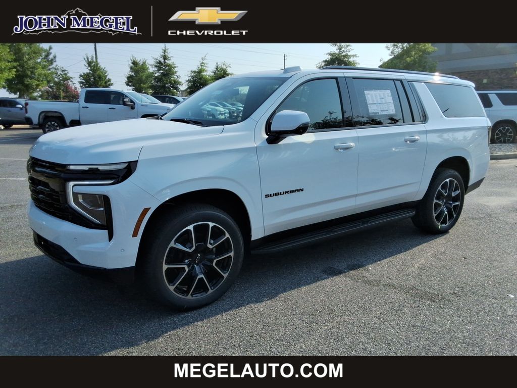 Summit White 2026 Chevrolet Suburban SUV / Crossover Four-Wheel Drive Automatic