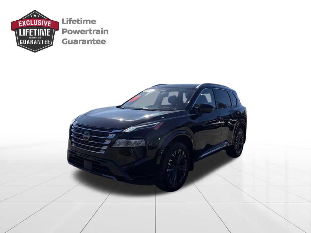 Super Black 2025 Nissan Rogue SUV / Crossover All-Wheel Drive Continuously Variable Transmission