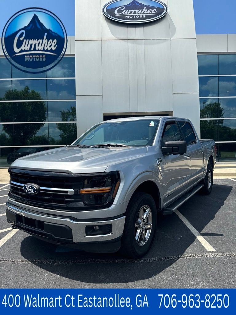 Silver Metallic 2024 Ford F-150 Pickup Truck Four-Wheel Drive Automatic