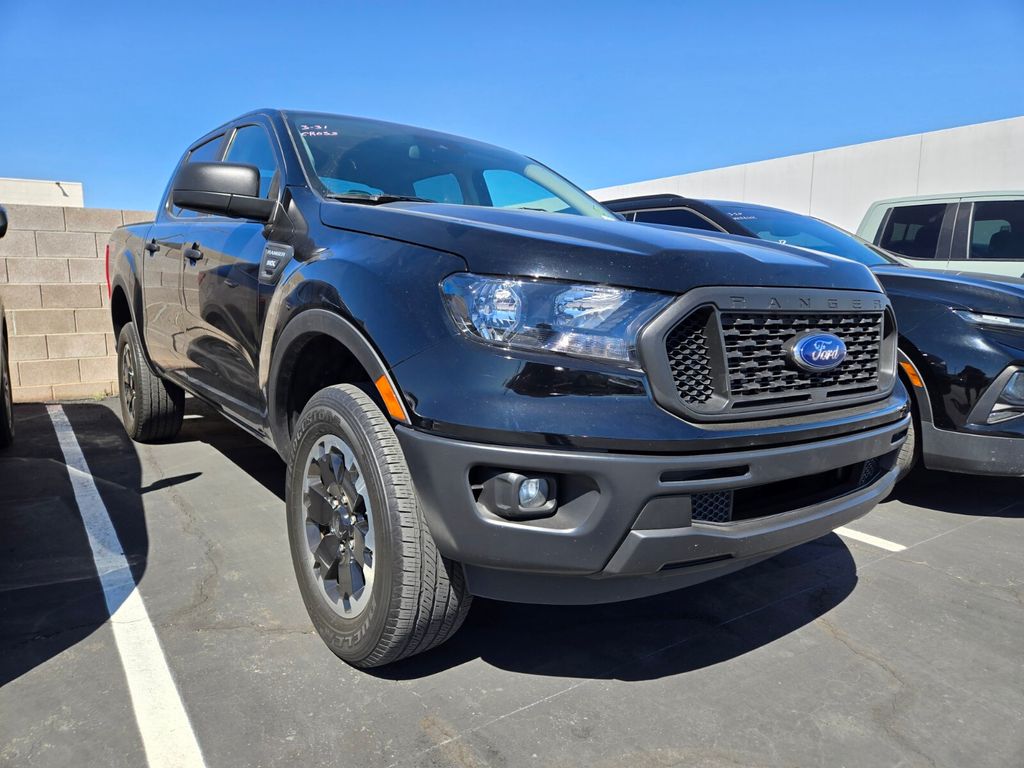 Shadow Black 2021 Ford Ranger XL SuperCrew RWD Pickup Truck 4X2 Automatic