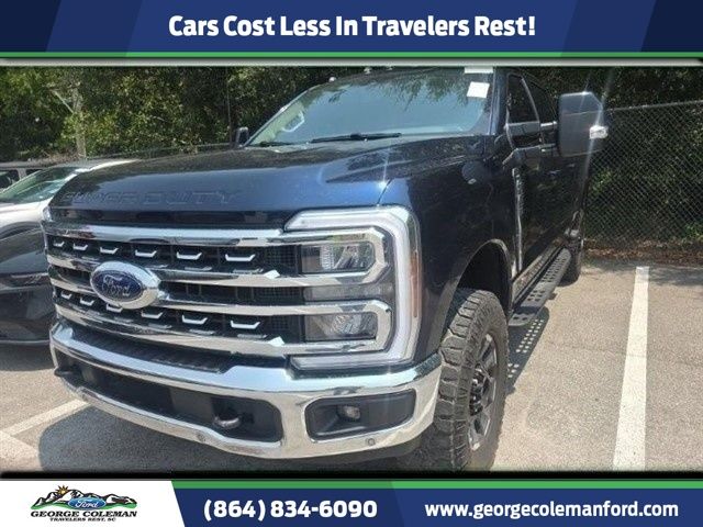 Blue Metallic 2025 Ford F-250 Super Duty Pickup Truck Four-Wheel Drive Automatic
