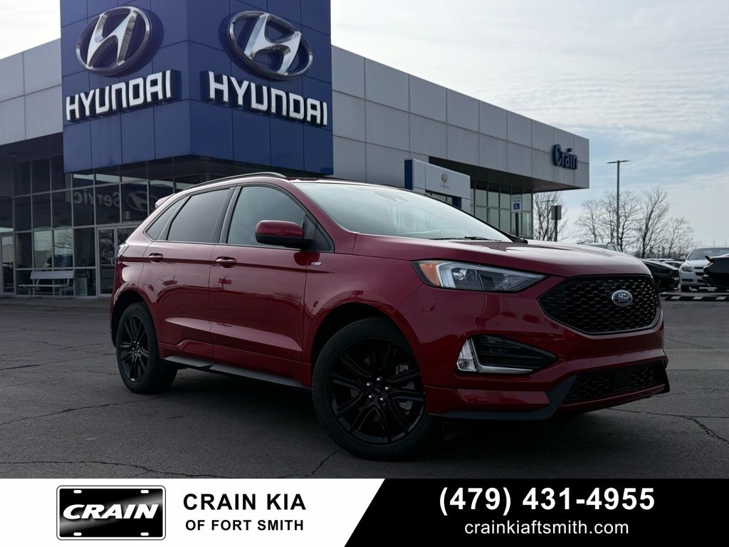 Red Metallic 2024 Ford Edge SUV / Crossover All-Wheel Drive 8-Speed Automatic