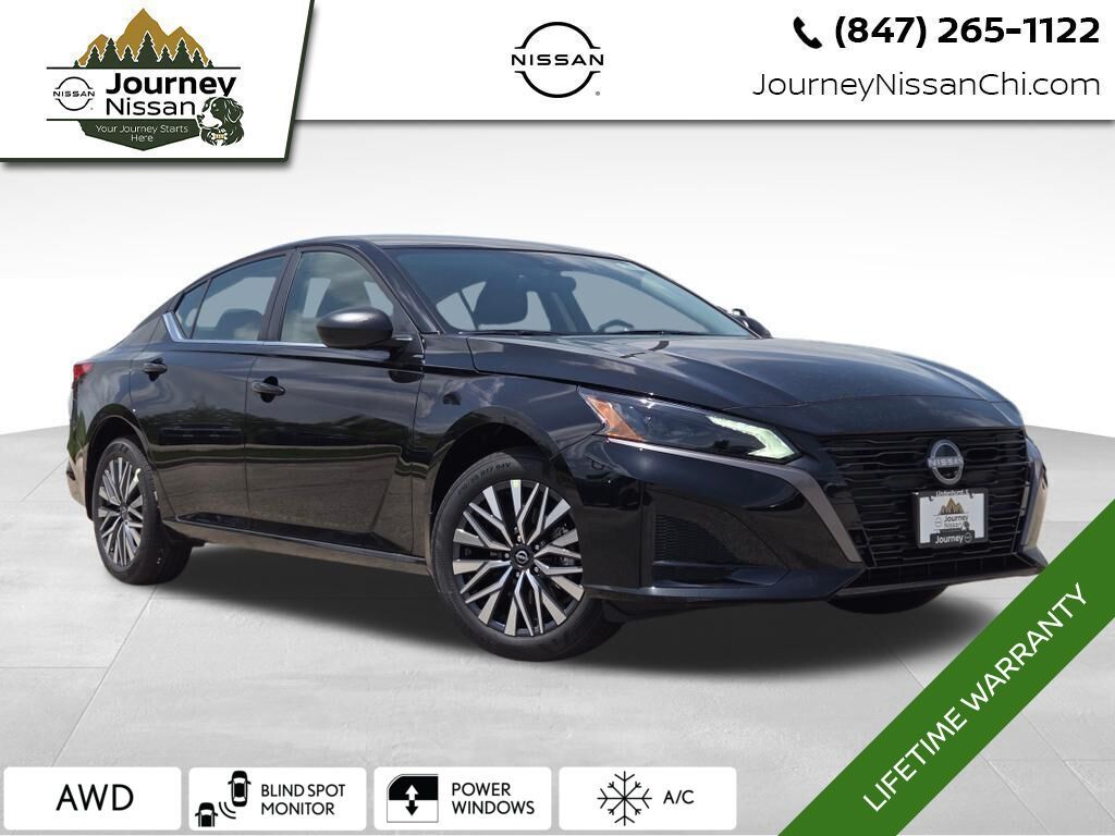 Super Black Clearcoat 2026 Nissan Altima Sedan All-Wheel Drive Continuously Variable Transmission