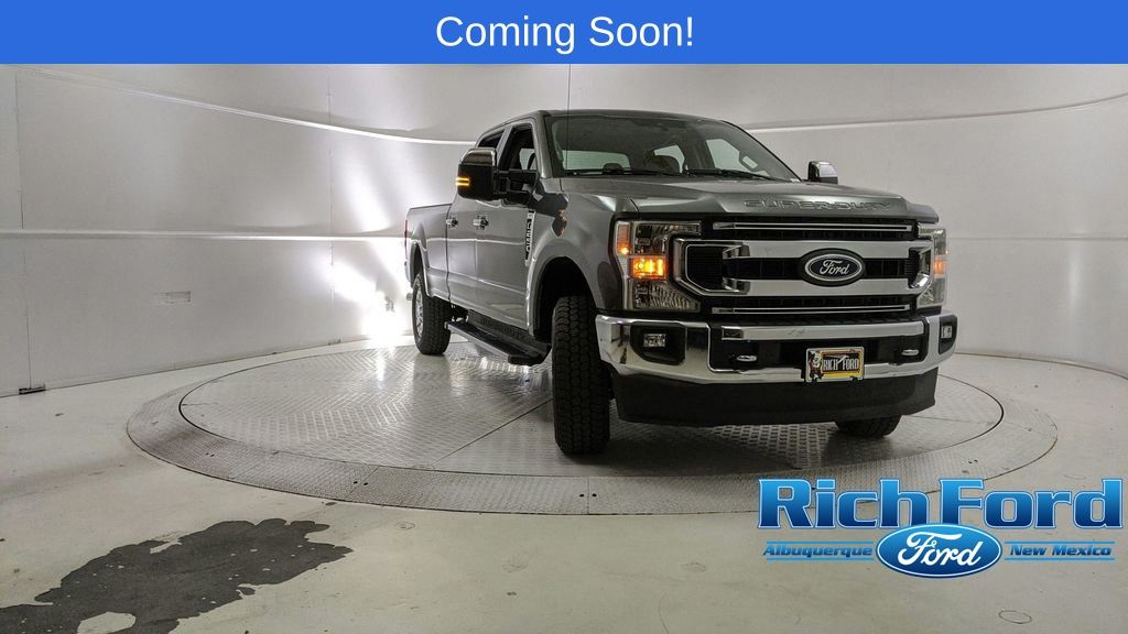 Carbonized Gray Metallic 2021 Ford F-250 Super Duty XLT Crew Cab 4WD Pickup Truck Four-Wheel Drive Automatic