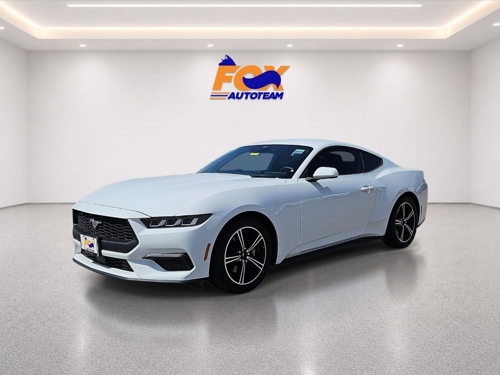 Oxford White 2024 Ford Mustang Coupe Rear-Wheel Drive Automatic