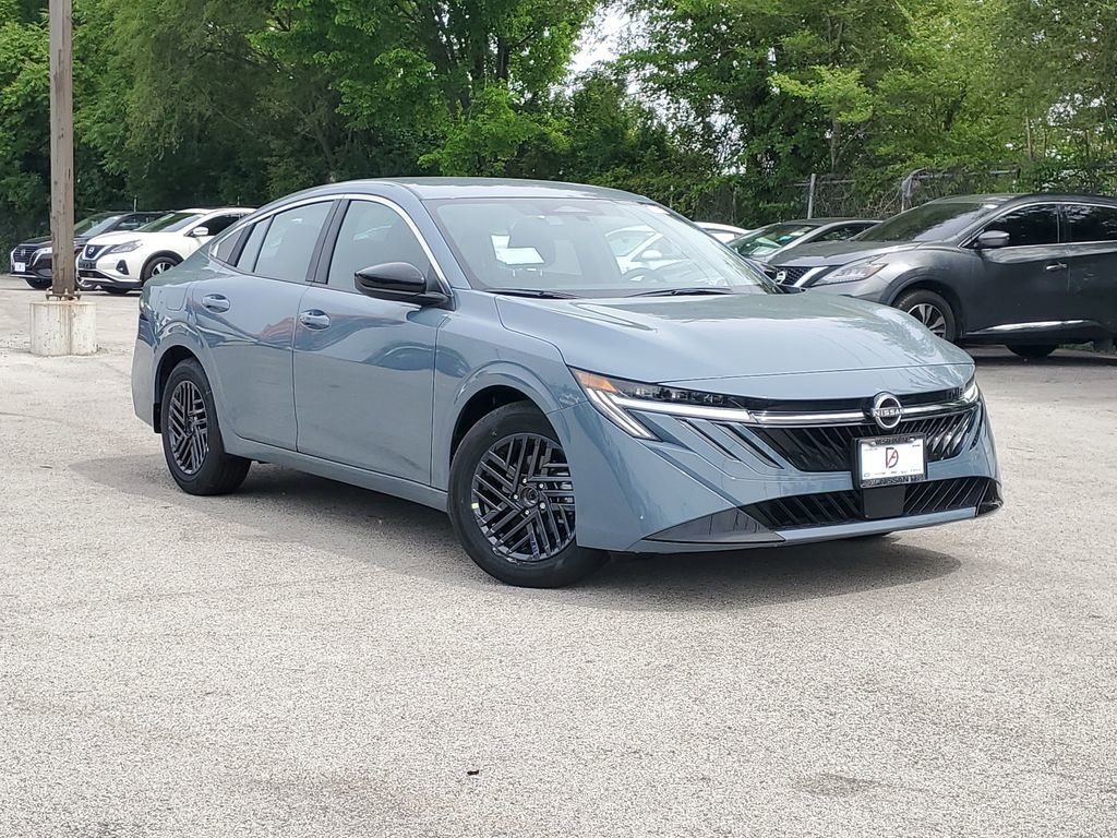 Atlantic Gray Metallic 2026 Nissan Sentra Sedan Front-Wheel Drive Continuously Variable Transmission