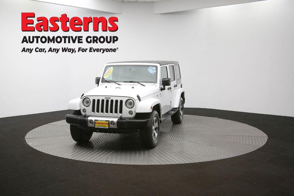 Used 2018 White Jeep Unlimited Sahara image 52