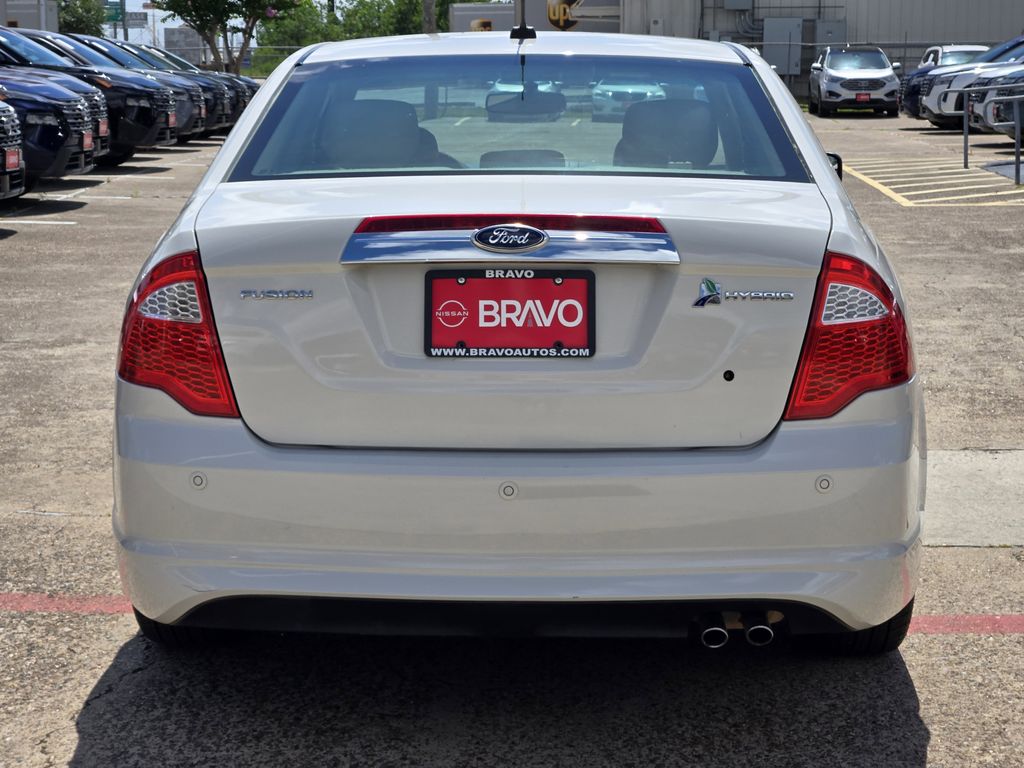 2012 Ford Fusion Hybrid Base White at Shottenkirk Kia Fort Bend