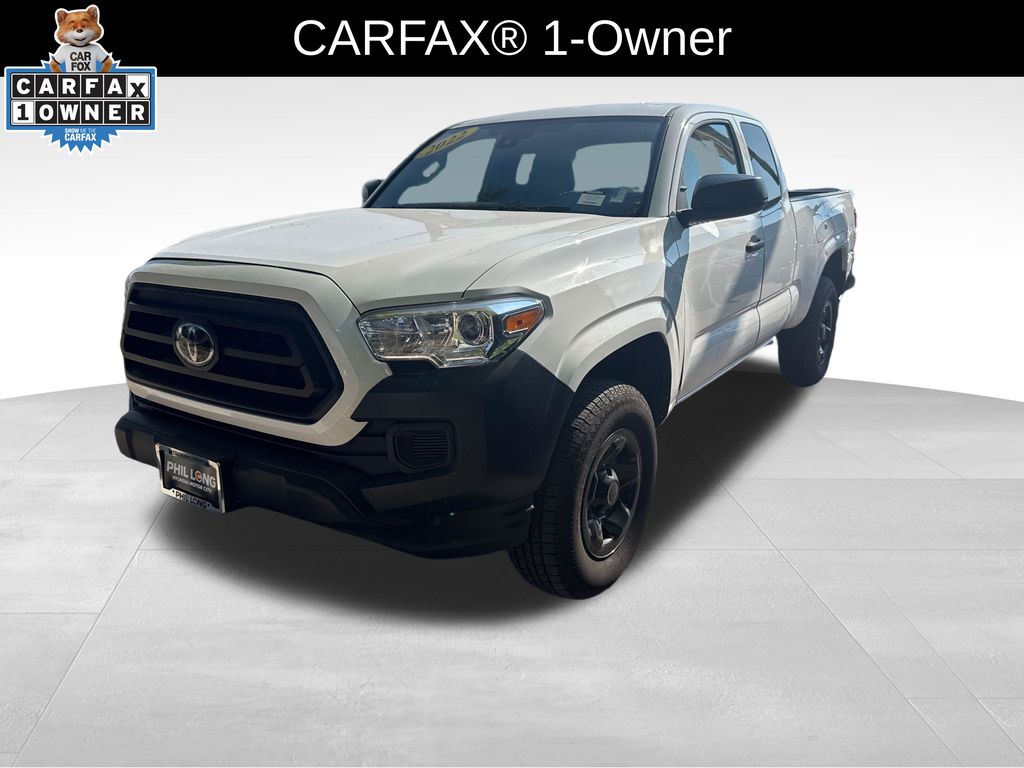 White 2022 Toyota Tacoma Pickup Truck 4X2 6-Speed Automatic