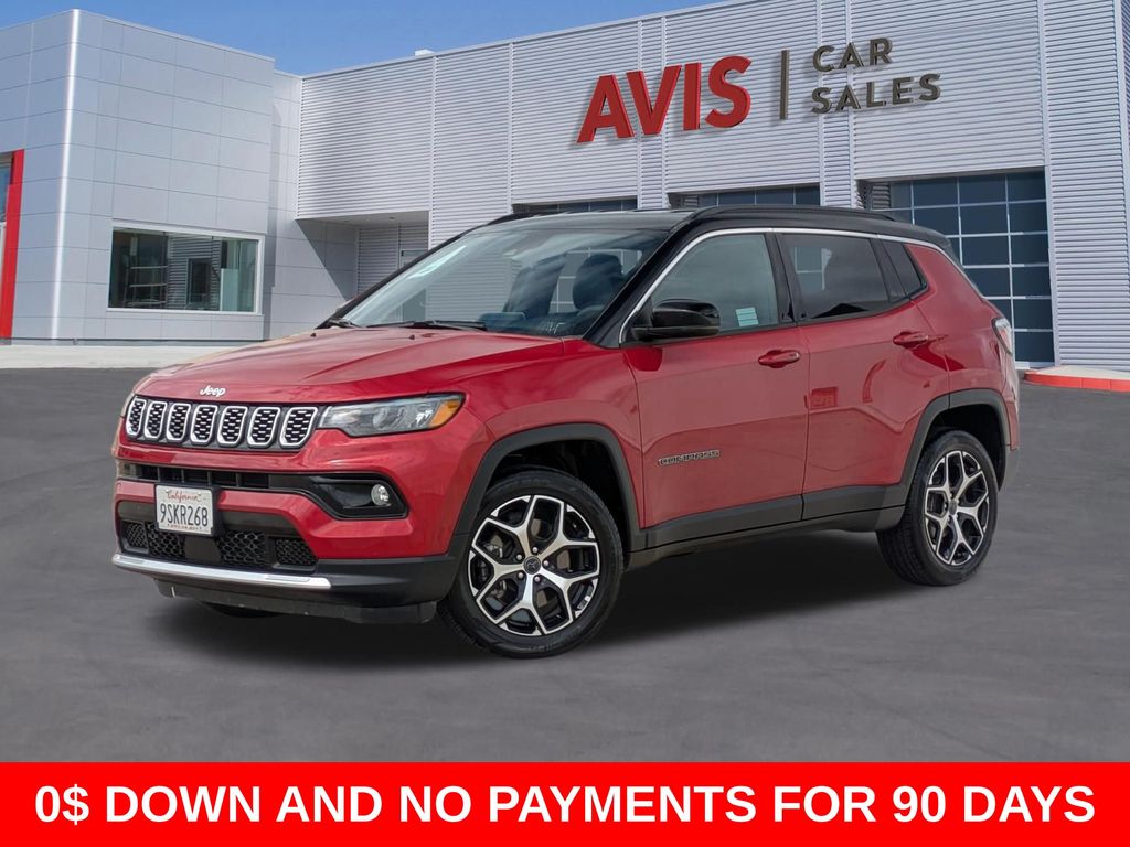 2025 Jeep Compass Limited 4WD Rojo (Red Hot Pearlcoat) SUV/Crossover Todo terreno 8 velocidades Automática