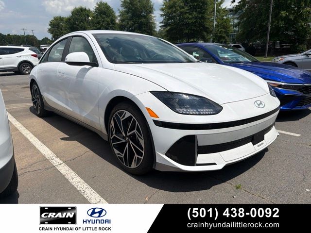 White 2023 Hyundai Ioniq 6 Sedan Rear-Wheel Drive 1-Speed Automatic